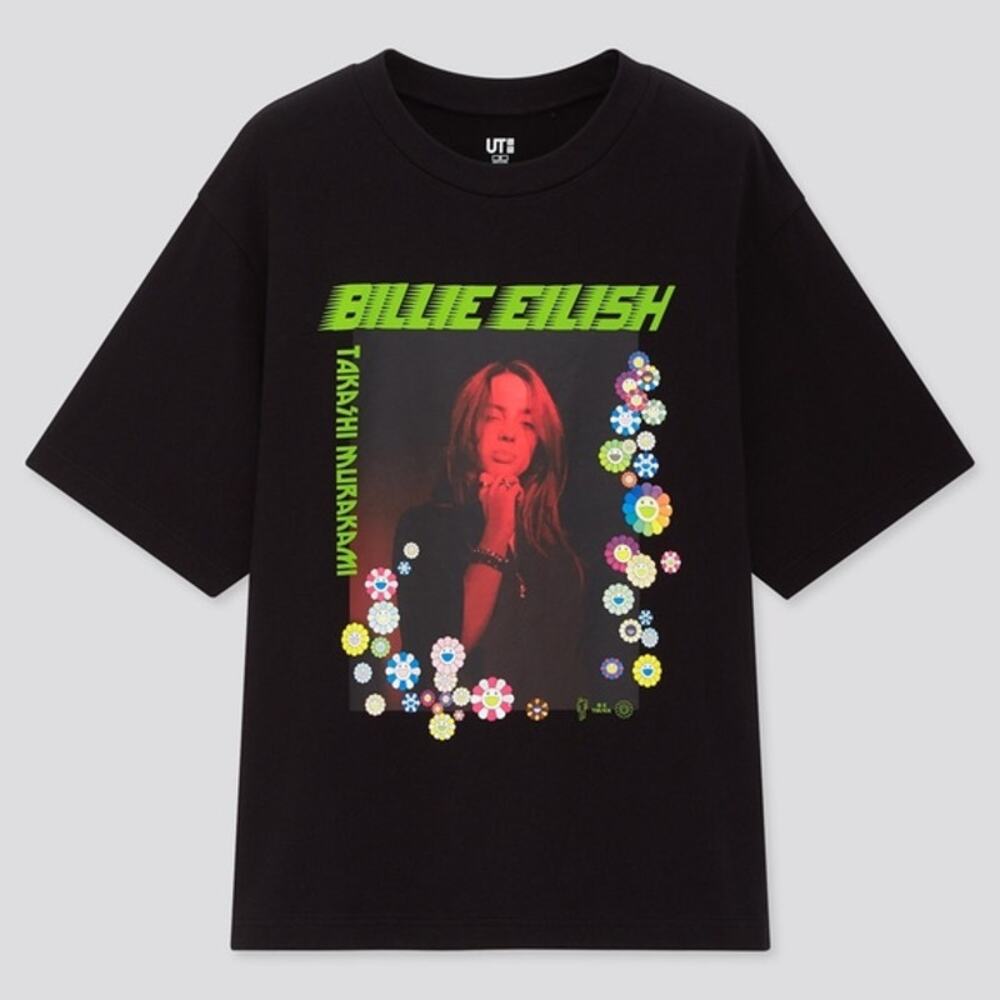 Billie Eilish x Takashi Murakami Graphic Tee –Rare Collab Shirt (Size XS))